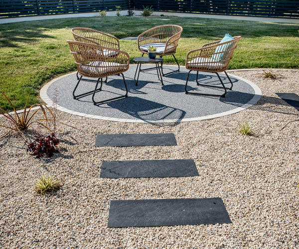 Jardin contraste graphique